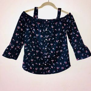 Girl’s ABERCROMBIE KIDS Floral Top 11/12